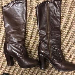 Frye Sylvia Women's brown leather boots size 9